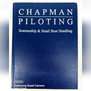 Chapman Piloting Seamanship and Small Boat Sailboat Handling Hardcover Book